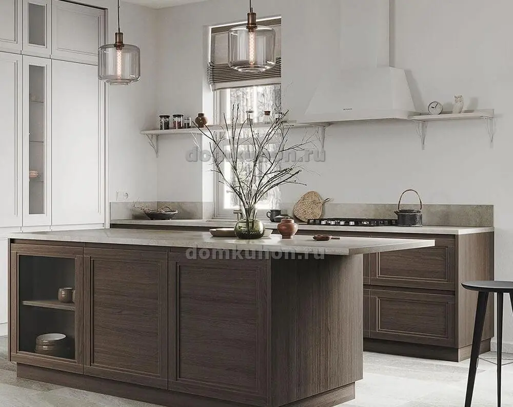 Кухня с островом - Катрин